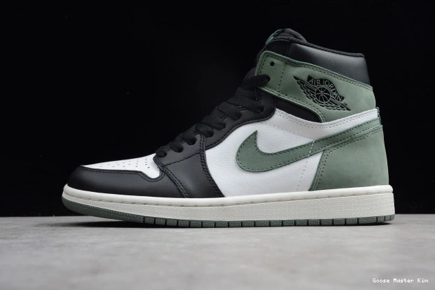 Retro Jordan High OG 1 Clay Green Air 555088-135 0815